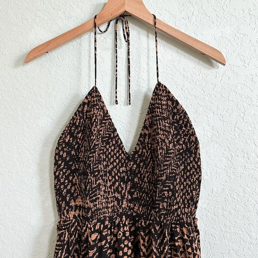 NWT•VICI•Boho Halter Neck Jumpsuit•Size Medium - Picture 3 of 16